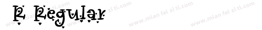 3R Regular字体转换